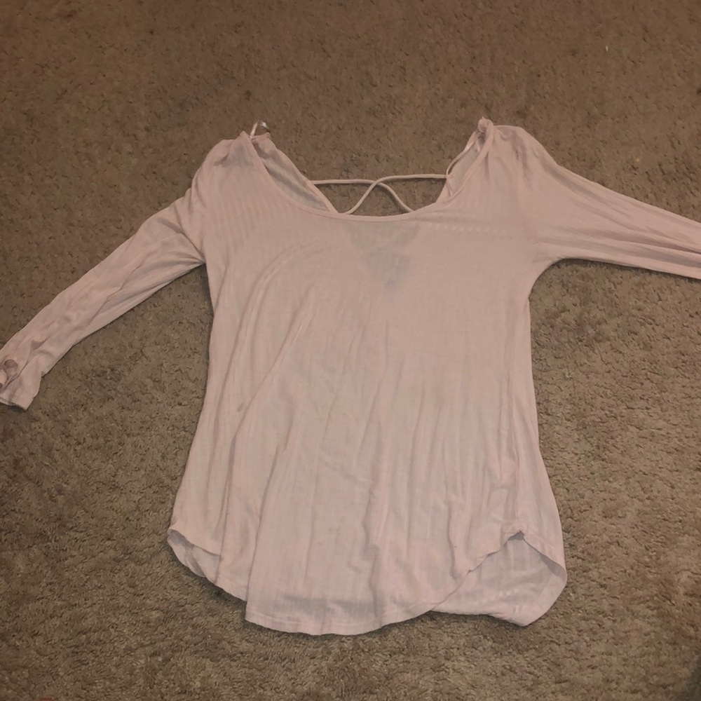 Light Pink Mid Sleeve Shirt